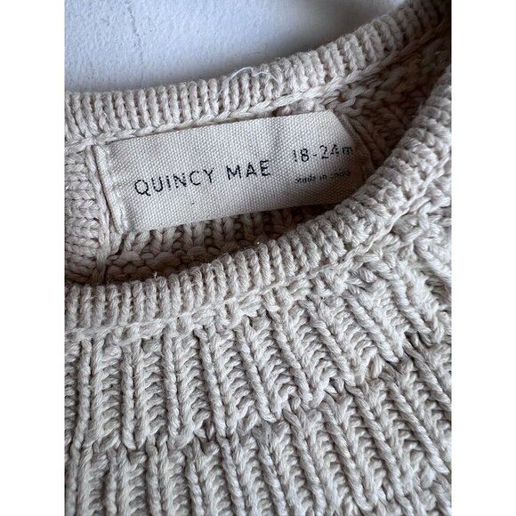 Quincy Mae Tan One Piece Baby Romper Size 18-24 Months - Picture 3 of 5